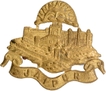 Jaipur World War II Period Bronze Gild Badge of Indian Army Jaipur State Forces.