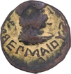 Copper Tetradrachma Imitation Coin of Hermaios of Indo Greeks.