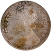 Scarce Date Silver Quarter Rupee Coin of Victoria Empress of Calcutta Mint of 1898.