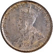 Gem Uncirculated Silver Quarter Rupee Coin of King George V of Calcutta Mint of 1913.