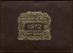 1972 Proof Set of 25th Anniversary of Independence of Bombay Mint of Republic India.