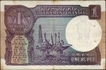 Serial Number Printing Error One Rupee Banknote Signed by R N Malhotra of Republic India of 1981.