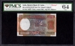 Offset printing Error Two Rupees Banknote Signed by R N Malhotra.