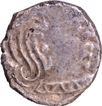 Silver Drachma Coin of Kumaragupta I Gupta Dynasty.