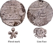  Sri Amritsar Mint Silver Rupee VS  1878  (1821  AD) Broad flan Coin Ranjit Singh of Sikh Empire.