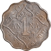 Uncirculated Cupro Nickel One Anna Coin of King Edward VII of Bombay Mint of 1907.