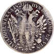 Silver Thaler Coin of Franz II of Austria of 1820.