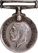 First World War Miniature Silver Medal of King George V of 1919.