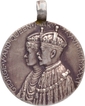Jublee Silver Medal of King George V and Queen Mary of 1935.