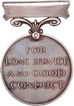Queen Elizabeth II of Army Long Service and Good Conduct Silver Medal of Regular Army Clasp.