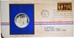 Colonial American Craftsman of the Bicentennial Era First Day Cover with Commemorative Medal of 1972.