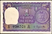 One Rupees Banknotes Bundle Signed by S Jagannathan of Republic India of 1968.