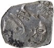 Punch Marked Silver Karshapana Coin of Magadha Janapada of Fish type.