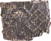 Copper Alloy Square Coin of Satavahanas.