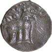 Copper Alloy Coin of Satakarni I of Satavahana Dynasty.