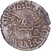 Silver Drachma Coin of Vijayasena of Western Kshatrapas.