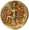 Horseman type Gold Dinar Coin of Chandragupta II of Guptas.