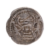 Silver Drachma Coin of Chavada Dynasty of Indo Sassanians.