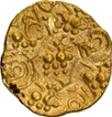 Rare Punch Marked Gold Pagoda Coin of Jayasimha II of Chalukyas of Kalyana.