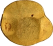 Extremely Rare Punch Marked Gold Gadyana Coin of Chalukyas of Kalyana.