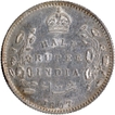 Silver Half Rupee Coin of King Edward VII of Bombay Mint of 1907.