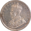 Silver Half Rupee Coin of King George V of Calcutta Mint of 1921.