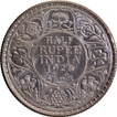 Uncirculated 1928 Silver Half Rupee Coin of King George V of Bombay Mint.