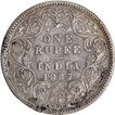 Rare 1887 (7 over 6) Silver One Rupee Coin of Victoria Empress of Bombay Mint.