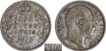 Rare 1910 (10 over 09) Silver One Rupee Coin of King Edward VII of Bombay Mint.