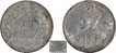 Scarce Silver One Rupee Coin of King George V of Bombay Mint of 1919.