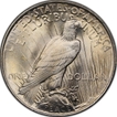 Silver Peace Dollar Coin of United States of America 1923.