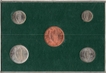 The Ireland Irish Eire Five Coins Set of 1968 of Royal Mint.