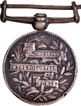 Volunteer  Long Service and Good Conduct  Miniature Silver Medal of Victoria Queen of 1894.