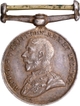 Colonial Auxiliary Forces Long Service Miniature Silver Medal of King George V.