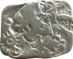 Punch Marked Coin. Magadha Janapada. Mauryan Dynasty. Silver 