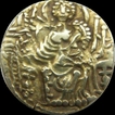Silver Rupee of Muhammad Jahangir of Qandahar Mint of Dil Kheuah couplet Deeply Hammered Floral Decorated coin