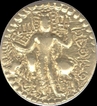 Kushan. Vasudeva I. Gold Dinar.   XF. 