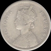 Victoria Empress. Silver. 1 Rupee. 1879. A/IV no Dot. Fine. Ex. Rare.