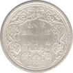 Victoria Queen. Silver. 1 Rupee. 1862. A/I. 0/4 Dot. Bombay Mint. Fine. Scarce.