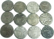 Akbar. Silver Rupee. Ahmedabad, All Illahi Months Set. About fine to very fine condition. Rare as a set. 