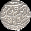 Silver Rupee Indo- French of Arcot in the name of  Shah Alam II .