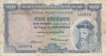 Indo-Portuguese, 100 Escudos, Banco Nacional Ultramarino, 7th issue, 1959, (Jhun# 37.3). Stained otherwise Fine, Scarce.