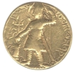 Gold Dinar  Coin of Vasudeva I of  Kushan Dynasty.