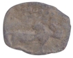 Lead Coin of Rudrasena III of Western Kshatrapas.