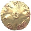 Gold Pagoda Coin of Rajyabhushana of Eastern Chalukyas of Chalukya Dynasty.