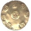 Gold Gadyanaka oin of Someshwaradeva of Nagas of Chakra Kuta of Chalukyas Dynasty.