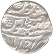 Silver One Rupee Coin of Aurangzeb Alamgir of Ahmadabad Mint.
