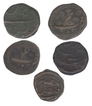 Copper Paisa  Coins of Tippu Sultan of Patan Mint of Mysore Kingdom.