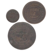 Copper Coins of Sayaji Rao III of Baroda State.
