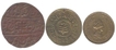Copper Coins of Man Singh II of Sawai Jaipur of Jaipur State.